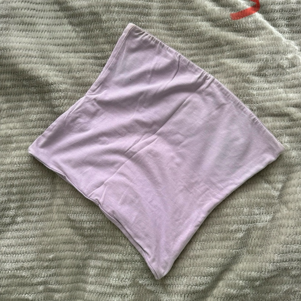 Pastel purple tube top